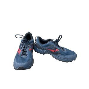 Saucony Mens Blue Trail Running Sneakers Size 10.5W KSU 9062